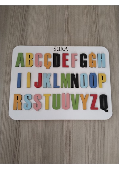 Çocuk Gelişimi Alfabe Yap-boz Puzzle Oyun Kaliteli
