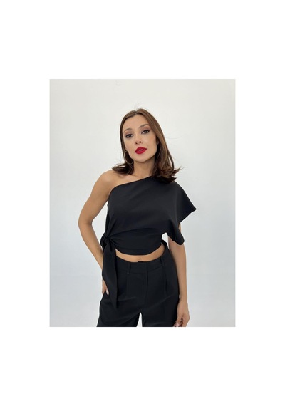 Butik İstanbul 4643 Bluz-siyah Si Yah