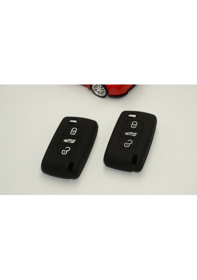 Citroen C1 C2 C3 C4 C5 C6 C8 Uyumlu Silikon Anahtar Kılıf Seti