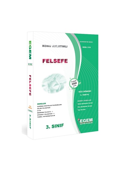 Aöf 3. Sınıf Felsefe Güz-bahar Konu Anlatımlı Soru Bankası