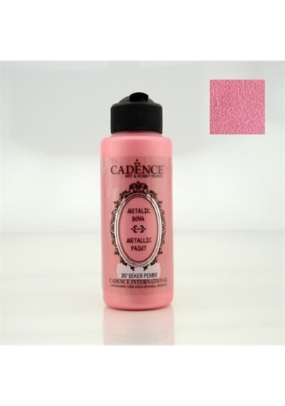 Şeker Pembe Rengi Cadence Metalik Boya 120Ml (207)