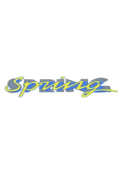 Yazı "sprıng" Kağıt Renault R9 1 Ad