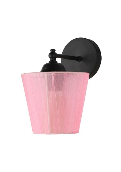 Ova Aplik Siyah Açık Pembe Şapka