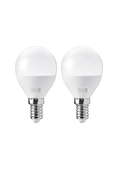 Ikea Solhetta Led Ampul E14, Opal Beyaz, 806 Lm, Reostalı