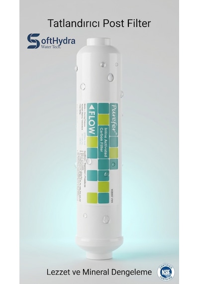 Purefer Nsf Onaylı 10" 4'lü Su Arıtma Filtre Seti: Sediment, Gac, Cto Karbon Ve Post Karbon Filtre
