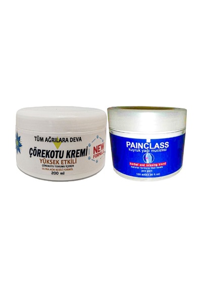 Çörekotu Çörek Otu Kremi White Box 200 Ml + Painclass Kuyruk Yağı Kremi 100 Ml / Krem Seti