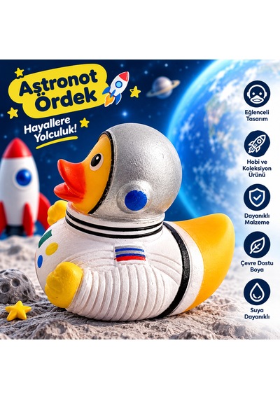 Karakter Tasarım Plastik Ördek Jeep Ördek- Rubber Ördek - Astronot Ördek Diğer