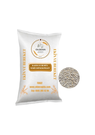 Kafes Yumurta Yemi 1. Dönem Pelet %17,50 Ham Protein - 1 Kg - 830117558