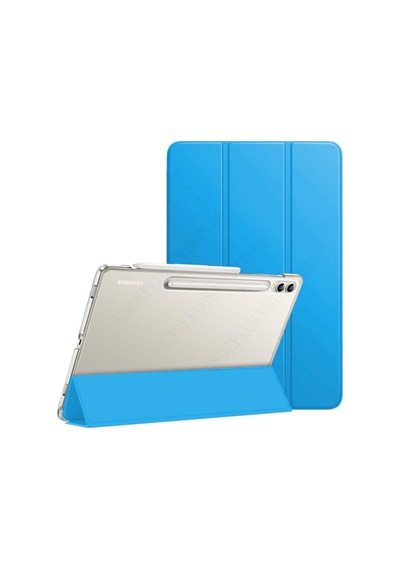 Samsung Uyumlu Galaxy Tab S9 Plus X810 X816 X818 Kılıf Pu Deri Smart Standlı Case
