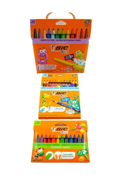 Kırtasiye Ofisi Bic Anaokulu 3 Parça Boya Seti