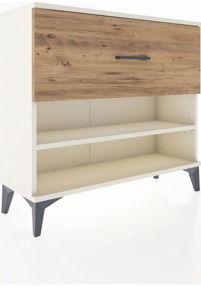 Arges Şifonyer Tek Raflı Tek Çekmeceli 88x30x80 Aytaşı-çam Aytaşı