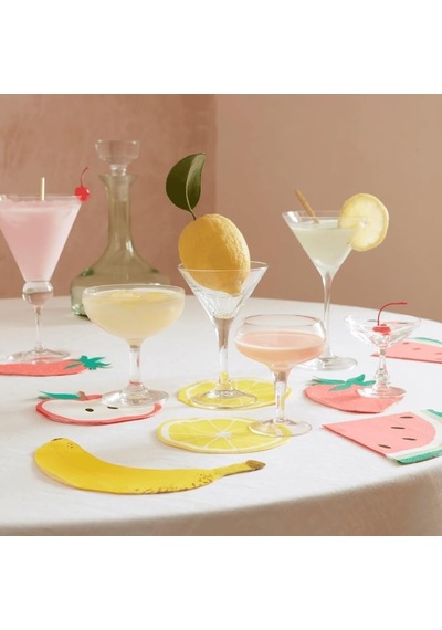 - Strawberry Napkins - Çilek Peçeteler X16 -