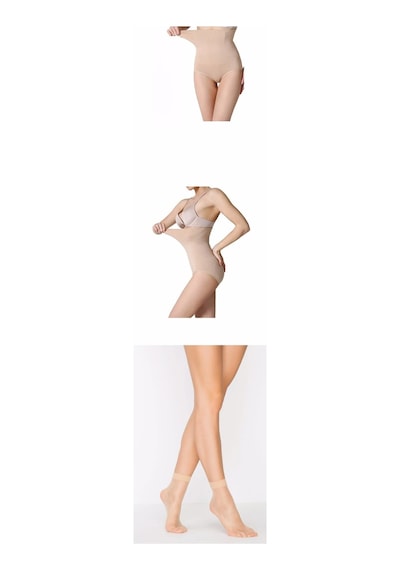 Kadın Yüksek Bel Toparlayıcı Korse Babet Çorap Hediyeli Ten