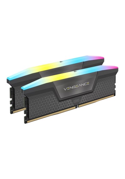 Corsaır 64gb 2x32gb Vengeance Siyah Rgb Ddr5 6000mhz Cl38 1.35v Xmp Pc Ram