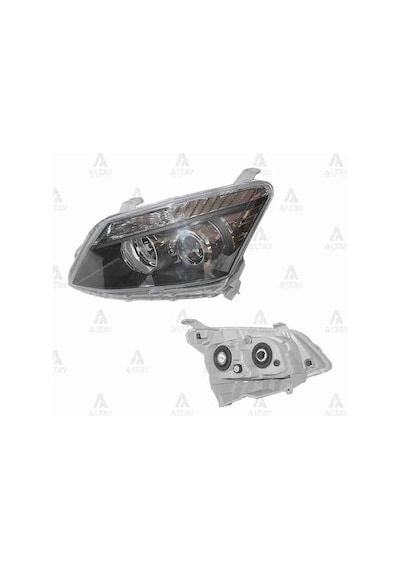 DEPO 213-1142L-LDEM2 Ön Far Sol- Siyah - Isuzu Dmax 12-