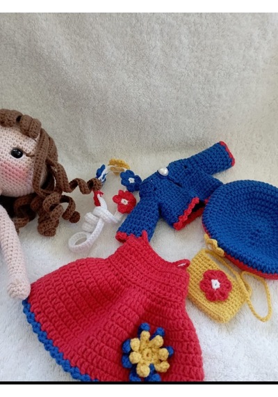 Amigurumi Nehir Bebek Çok Renkli