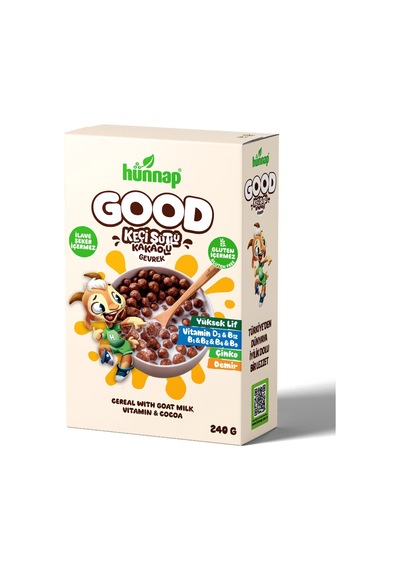 4 Adet Hünnap Good Keçi Sütlü Kakaolu Glütensiz Gevrek 240 G