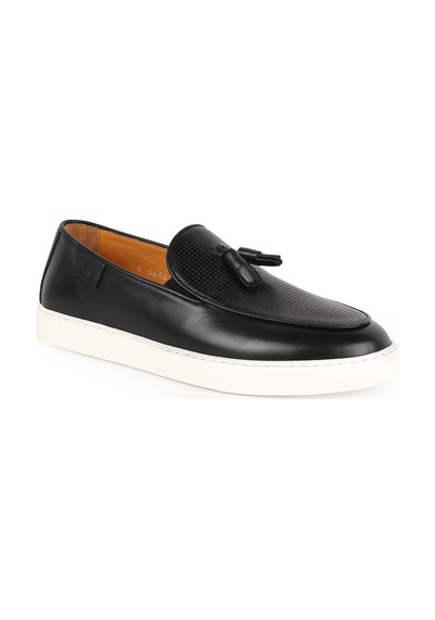 Libero Erkek Loafer Ayakkabı Hakiki Deri Antik Püsküllü Delikli Sneaker Taban Bağcıksız Hafif Eva L5646 Siyah Libero Erkek Loafer Ayakkabı Hakiki Deri Antik Püsküllü Delikli Sneaker Taban Bağcıksız Hafif Eva L5646 Siyah