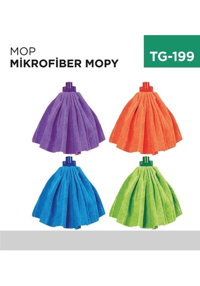 Microfiber Mop %100 Mikrofiber Mop %20 Poliamid %80 Polyester Remond Tg-199