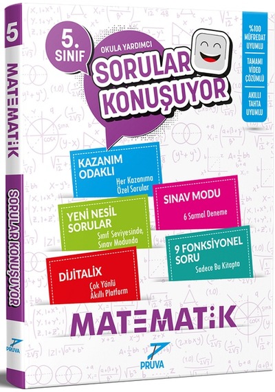 5.sınıf Pruva Matematik Soru Bankası Hediyeli