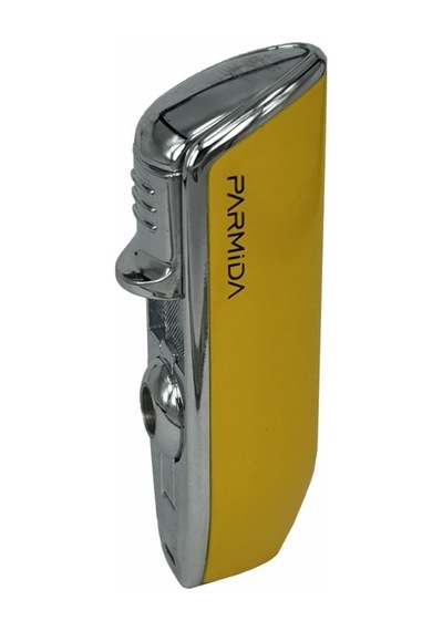 Parmida 3 Jet Torch Puro Çakmağı Sarı Metal