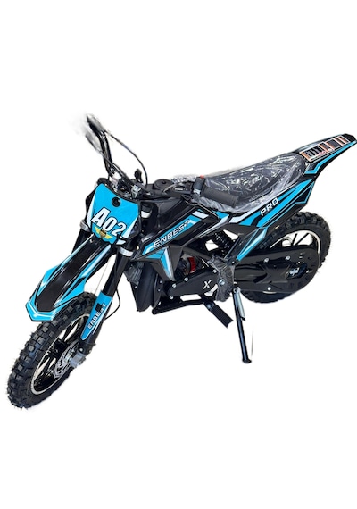 Enbest Benzinli Hidrolik Frenler 7-17 Yaş Çocuk Cros Motoru Yeşil