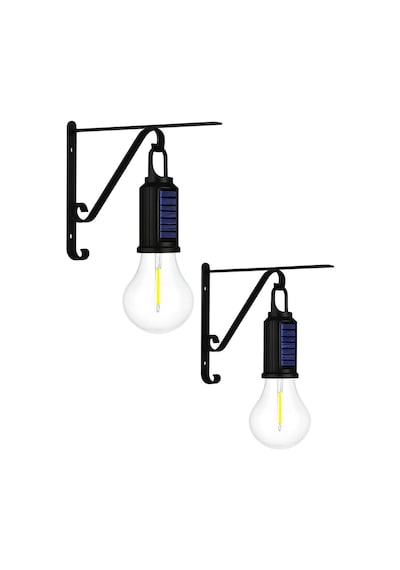 Kyrotech 2 Li Set Güneş Enerjili Led Dış Mekan Lamba, Su Geçirmez, Ferforje Askılı, Usb Type-c Diğer