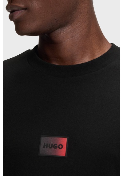 Hugo Erkek T Shirt 50553124 001 Siyah Siyah