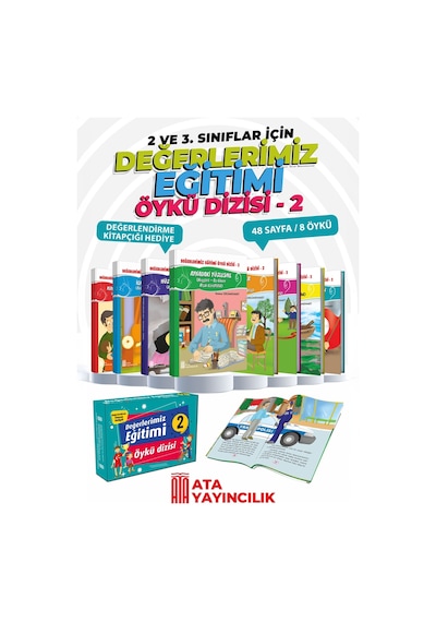 Ata Yayıncılık Değerlerimiz Öykü Dizisi-2 (2, 3 Ve 4. Sınıfl