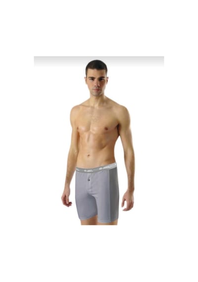 Anıt 1114 Erkek Uzun Likralı Boxer 6 Adet Gri