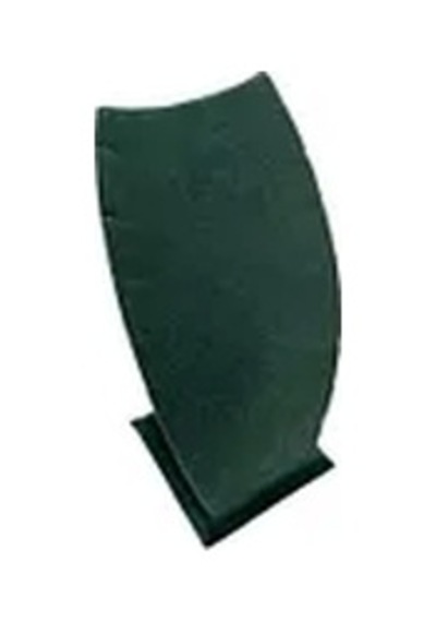 Yerli Üretim Dubai Model Süet Kumaş Yeşil Renk 18/9 Cm Kolye - Zincir Ayaklı Stand Çok Renkli