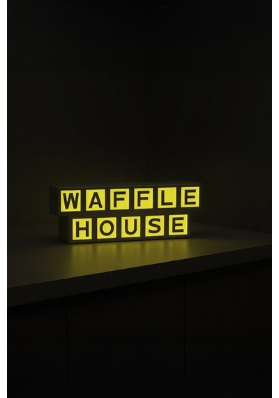 Waffle Evi Tasarımlı Dekoratif Aydınlatma 25x9cm 603-1