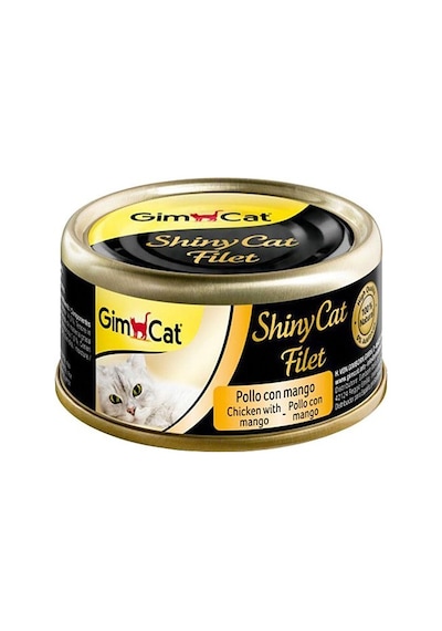 Gimcat Shinycat Kıyılmış Tavuk Fileto Yetişkin Kedi Konservesi 70 G