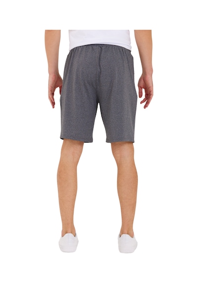 Adams Erkek Reflektör Logo Regular Fit Cepli Spor Şort Gri