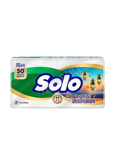 2 Adet Solo Peçete 250'li
