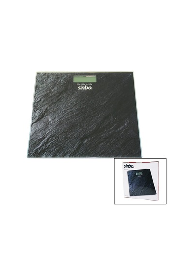 Dijital - Pilli Cam Banyo Baskülü Lcd Ekran - Sıcaklık Göstergeli 180kg/50gr 26x26cm Sinbo Sbs-4450 5580