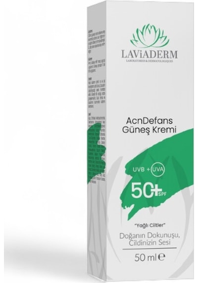 Akne Karşıtı Doğal Güneş Kremi 50+ Spf