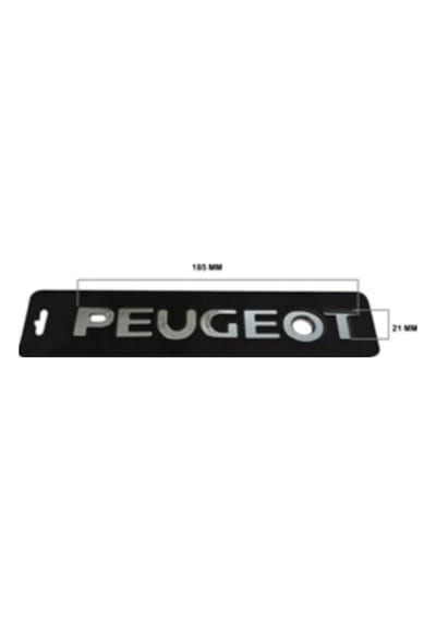 Peugeot Uyumlu Peugeot Krom Yazı 21 185 Mm