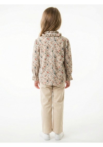Xo Kids Kız Çocuk 3lu Alt Üst Takım 3-7 Yaş 4778 Haki