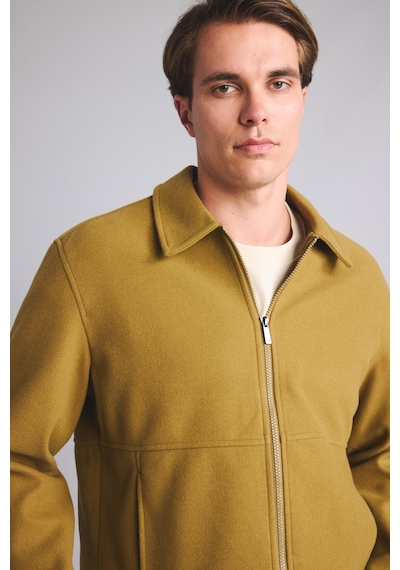Defacto Regular Fit Polo Yaka Astarlı Fermuarlı Kaşe Mont H2049ax26aubn383 Kahve-bn383