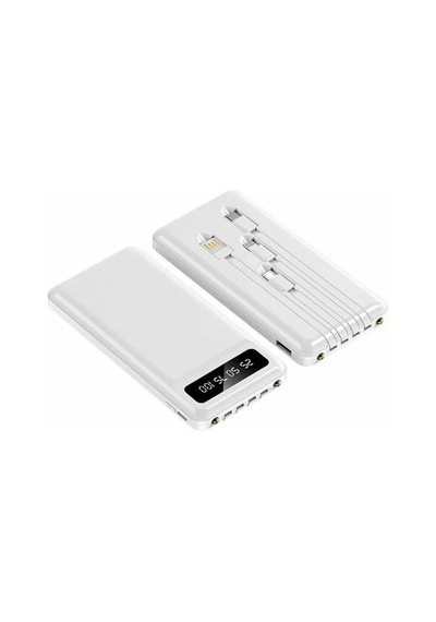 4 Çıkışlı 20.000 Mah Powerbank Uzun Pil Ömürlü Taşınabilir Rekli