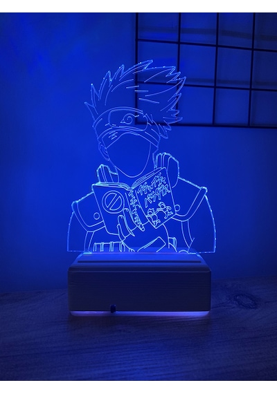 Naruto Kakashi Hatake 16 Renk Gece Lambası