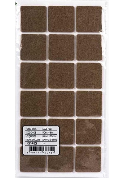 Gürçay Mobilya Altı Zemin Koruyucu Keçe 35 35Mm