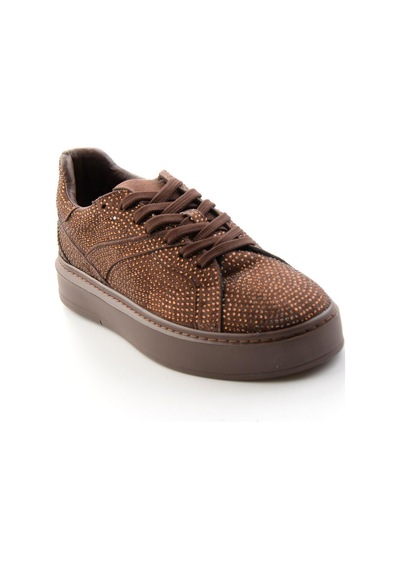 Bambi Kahve Kahve Süet Kadın Sneaker K01791072772