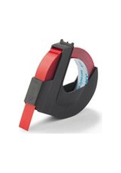 Dymo S0898150 Kabartma Şerit, 9 Mmx3 Mt, Kırmızı 520102