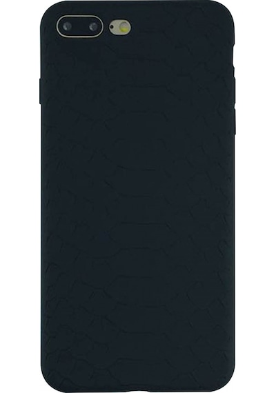 Nettech Apple Uyumlu iPhone 8 Plus Timsah Seri Arka Koruma Kılıf - Bordo Bordo