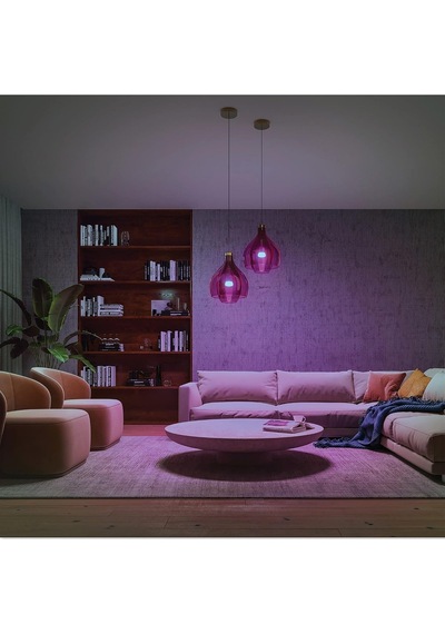 Akıllı Aydınlatma Led Ampul Başlangıç Kiti, 2'li E27 Ampul , Köprü Ve Dimmer Set, Beyaz Ve Renkli Diğer