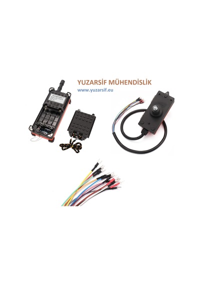Vinç Kumandası Kablosuz Endüstriye Kontrol Makine Uzaktan Kumanda Ac 220 - 380 Volt