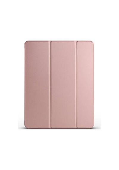 Lexroo İpad Pro 13 2024 Smart Cover Kalem Bölmeli Standlı 1-1 Kılıf - Rose Gold