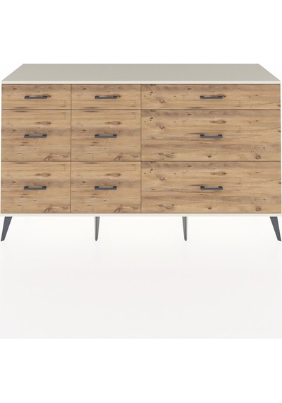Hyperion Konsol 9 Çekmeceli 176x44x99 Çam-aytaşı/çam Çam-aytaşı/çam